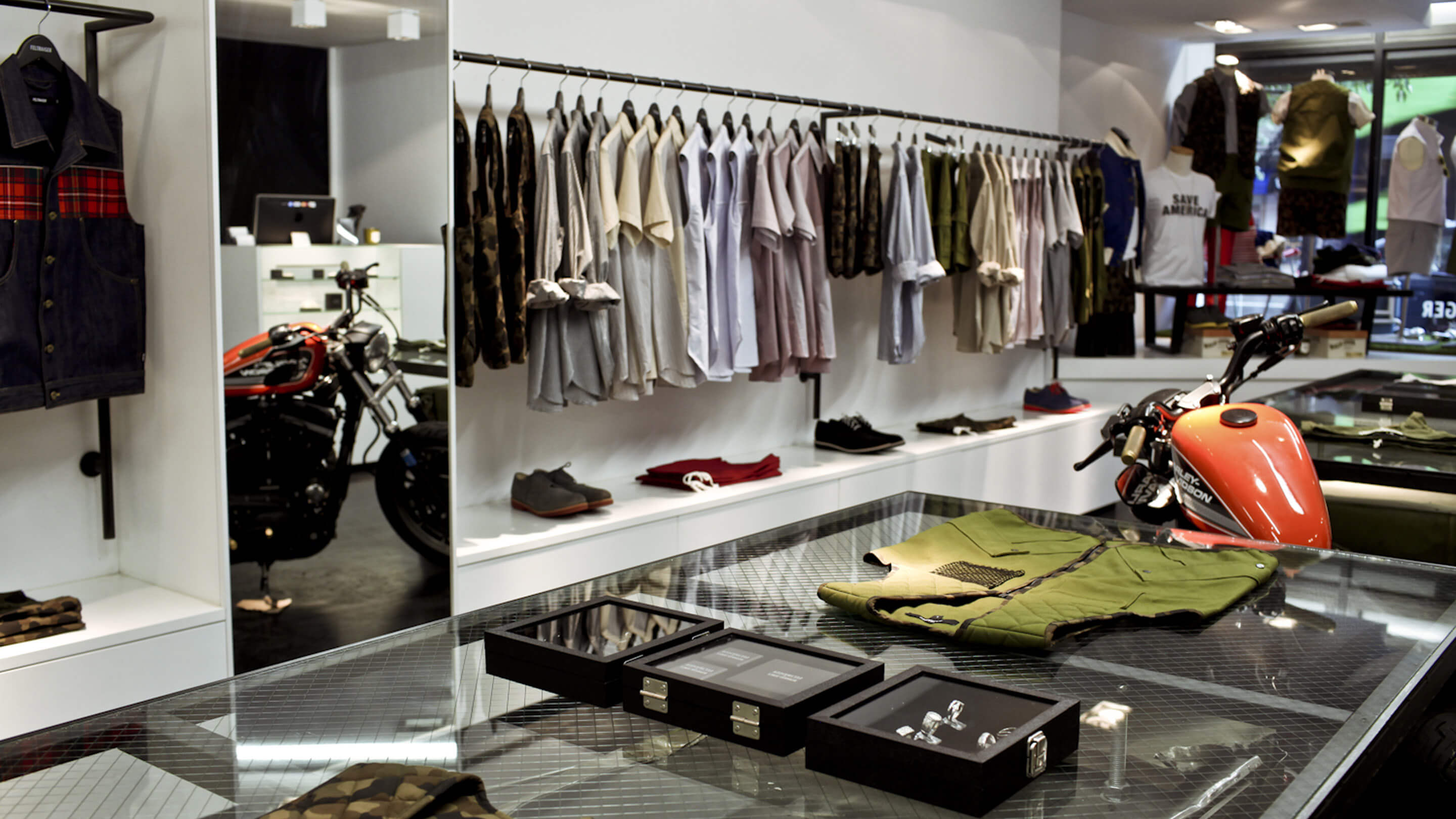 A picture of a commercial building